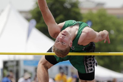 Kaden high jumping