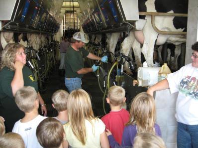The Milking Parlor at Herb Farm (Fall Field trip)